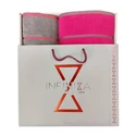 Kép 2/2 - EXCLUSIVE DÍSZDOBOZOS TÖRÖLKÖZŐ SZETT - SZÜRKE/PINK