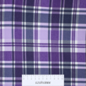 Kép 2/2 - Mintás interlock - scotland plaid purple
